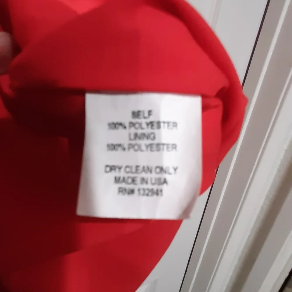 AMANDA UPRICHARD RIVAGE RED MINI DRESS SIZE S - Picture 10 of 12